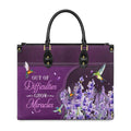 Christianartbag Handbags Out Of Difficulties Grow Miracles 1 Peter 5 10 Hummingbird – Christian apparel for women – Leather B