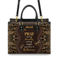 Christianartbag Handbags Pray Every Morning Dragonfly Leather Handbag Handbag Design – Christian apparel for women