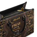 Christianartbag Handbags Pray Every Morning Dragonfly Leather Handbag Handbag Design – Christian apparel for women