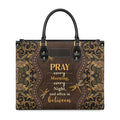 Christianartbag Handbags Pray Every Morning Dragonfly Leather Handbag Handbag Design – Christian apparel for women