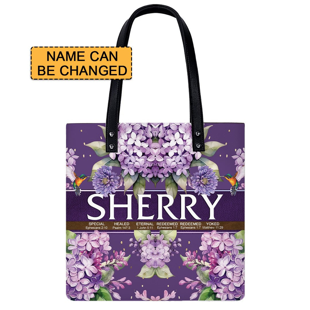 Christianartbag Handbags- Uncover the sacred meaning of your name - Leather Handbag – Christian apparel for women – Leather B