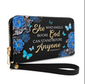 Christianartbag Handbags She Who Kneels Before God Romans 8 31 Handbag Design Monogram – Christian apparel for women – Leathe