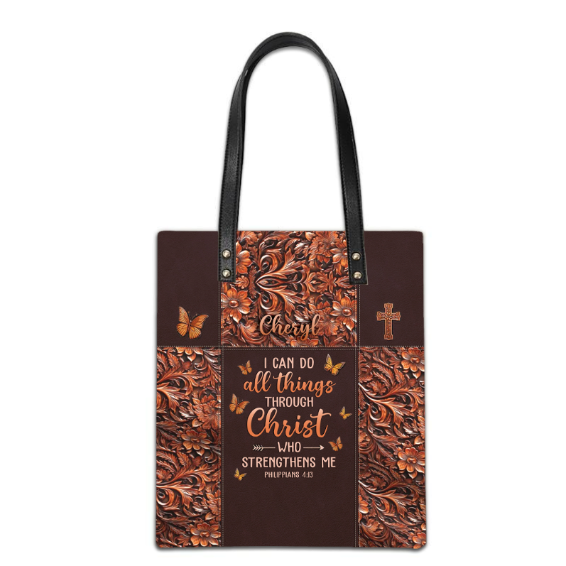 Christianartbag Handbags I Can Do All Things Through Christ Philippians 4 13 Leather – Christian apparel for women