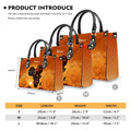 Customizable Afrocentric Leather Tote Bag - Personalized Elegant Designer Handbag by – Christian apparel for women – Leather 