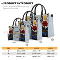 Christianartbag Handbags She Who Kneels Before God Romans 8 31 Embroidered Handbag – Christian apparel for women – Leather TO