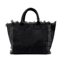HPSP Handmade Bag Summer New Simple Fashion Design Women's Tassels Dumpling Handbag – Christian apparel for women – Black
