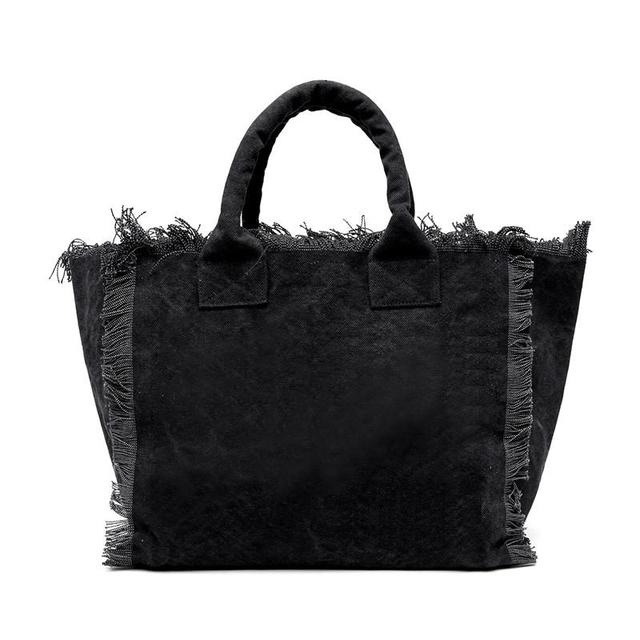 HPSP Handmade Bag Summer New Simple Fashion Design Women's Tassels Dumpling Handbag – Christian apparel for women – Black