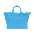 HPSP Handmade Bag Summer New Simple Fashion Design Women's Tassels Dumpling Handbag – Christian apparel for women – Blue