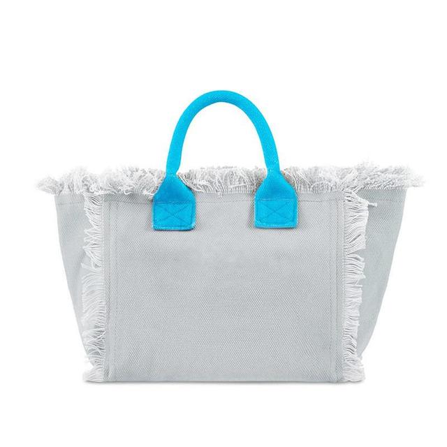 HPSP Handmade Bag Summer New Simple Fashion Design Women's Tassels Dumpling Handbag – Christian apparel for women – White/Blu