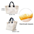 HPSP Handmade Bag Summer New Simple Fashion Design Women's Tassels Dumpling Handbag – Christian apparel for women