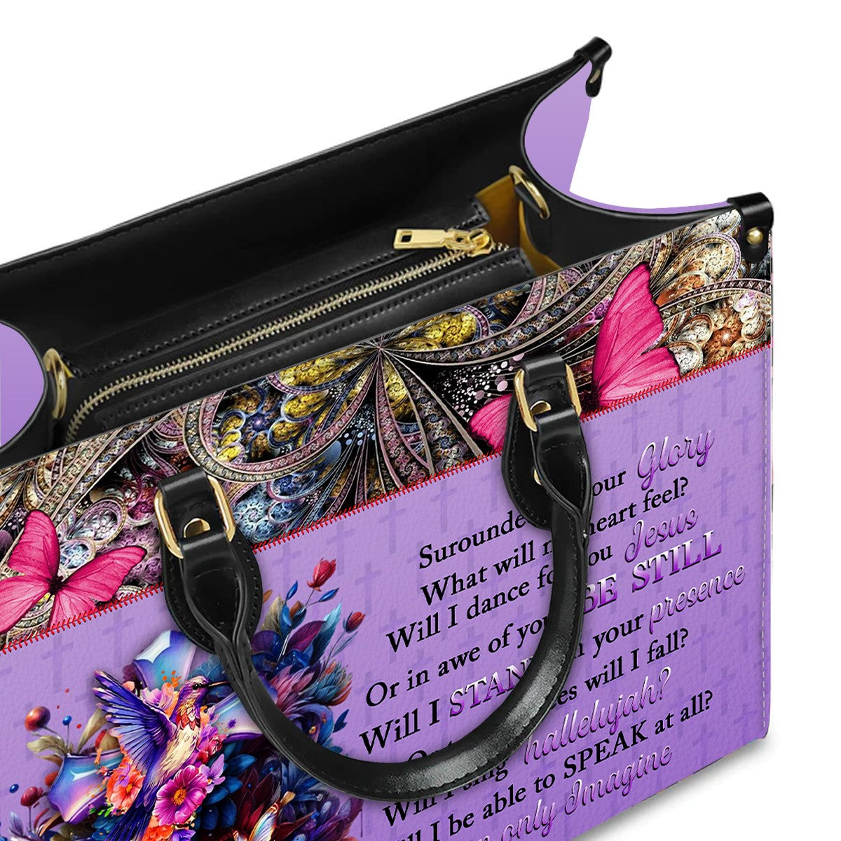 CHRISTIANARTBAG Leather Handbag - Personalized Leather Handbag - Way Maker Miracle – Christian apparel for women – Leather TO