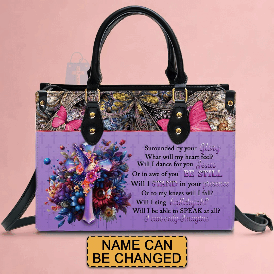 CHRISTIANARTBAG Leather Handbag - Personalized Leather Handbag - Way Maker Miracle – Christian apparel for women – Leather Ha