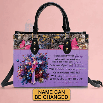 CHRISTIANARTBAG Leather Handbag - Personalized Leather Handbag - Way Maker Miracle – Christian apparel for women – Leather Ha