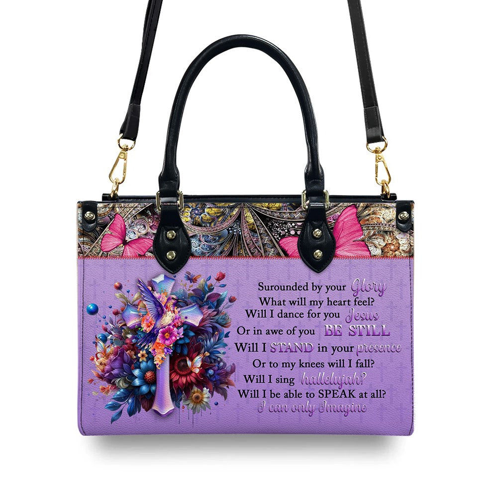 CHRISTIANARTBAG Leather Handbag - Personalized Leather Handbag - Way Maker Miracle – Christian apparel for women – Leather Bi
