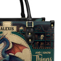 Christianartbag Handbags Thats What I Do I Read Books And I Know Things Handbag Design – Christian apparel for women – Leathe