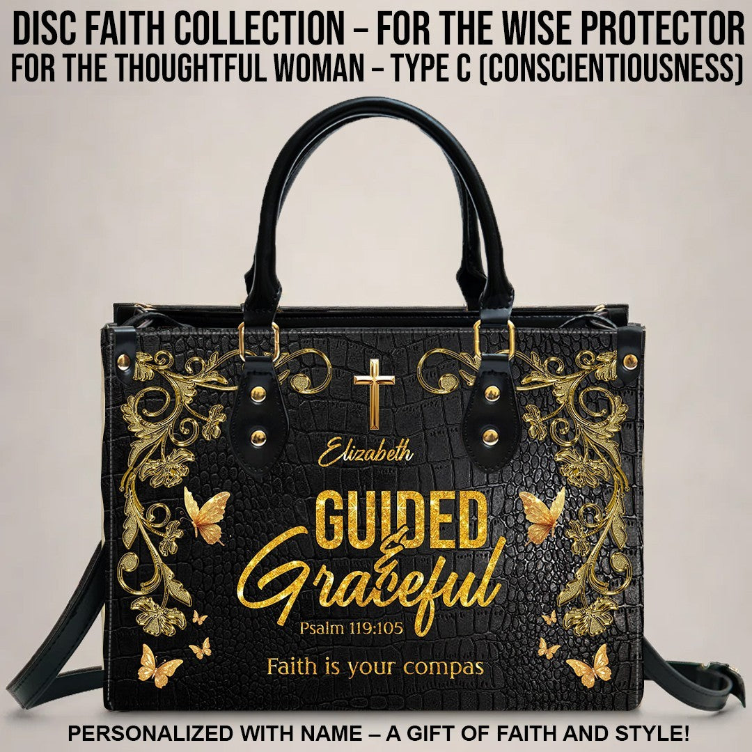 CHRISTIANARTBAG Handbags - Wise Christian Purse for Thoughtful Women – DISC Type C – Christian apparel for women – Leather Ha
