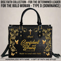 CHRISTIANARTBAG Handbags - Bold Christian Tote Bag for Strong Women – DISC Type D – Christian apparel for women – Leather Han