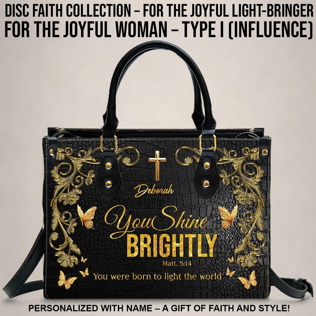 CHRISTIANARTBAG Handbags - Joyful Christian Handbag for Inspirational Women – DISC – Christian apparel for women – Leather Ha