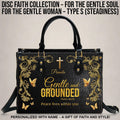 CHRISTIANARTBAG Handbags - Peaceful Christian Bag for Loyal Women – DISC Type S Calm & – Christian apparel for women – Leathe