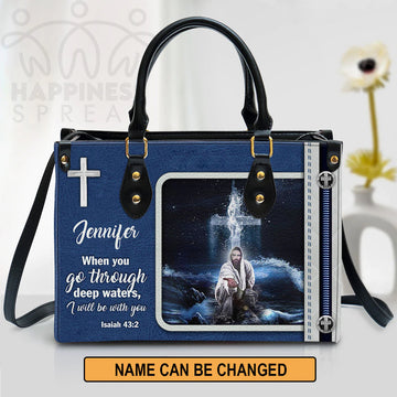 Personalized Christian Handbag - I Will Be With You
