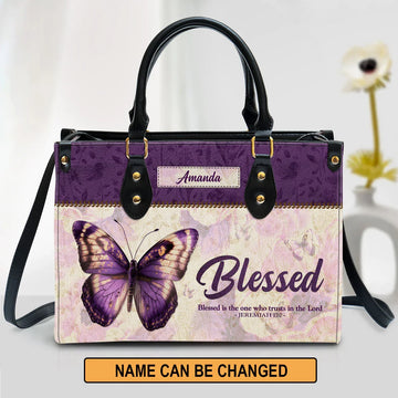 Personalized Christian Handbag - Blessed Is The One Who Trusts In The Lord