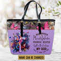 CHRISTIANARTBAG Leather Handbag - Personalized Leather Handbag - Way Maker Miracle – Christian apparel for women – Leather Bi