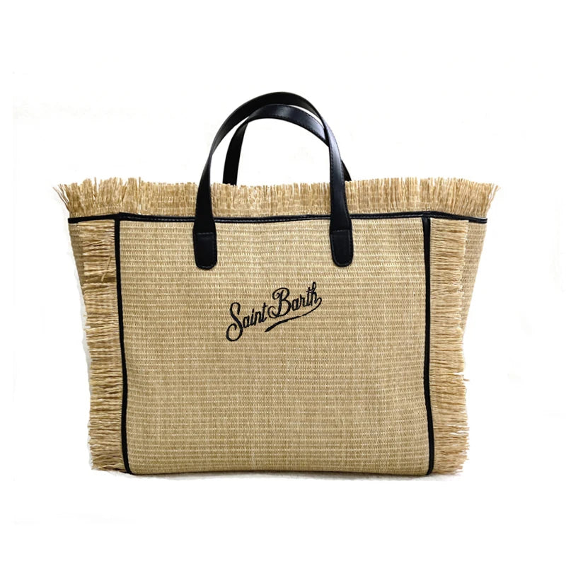 CHRISTIANARTBAG: High-Quality Saint Barth Women's Tassel Tote Bag - Trendy Embroidered – Christian apparel for women