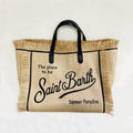 CHRISTIANARTBAG: High-Quality Saint Barth Women's Tassel Tote Bag - Trendy Embroidered – Christian apparel for women