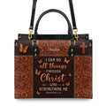 Christianartbag Handbags I Can Do All Things Through Christ Philippians 4 13 Leather – Christian apparel for women