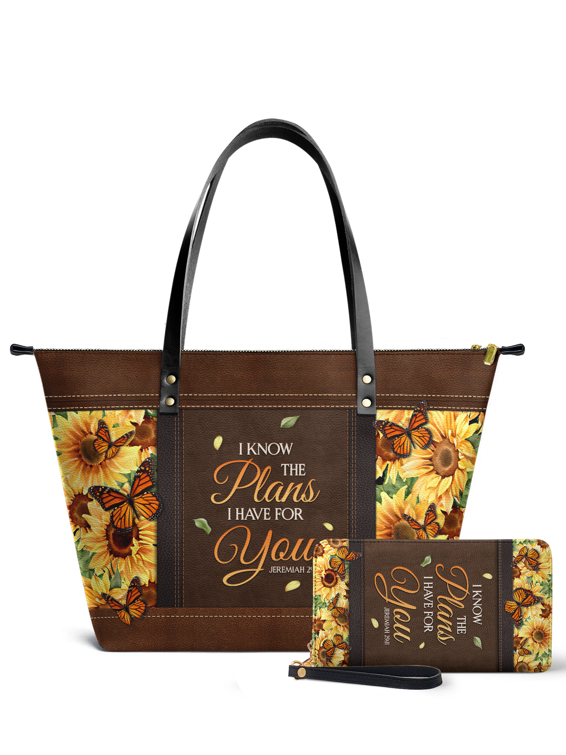 Renew - Jeremiah 29:11 Leather Tote Bag Deal – Christian apparel for women – Premium Vegan Leather